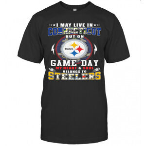 I May Live In Connecticut But On Game Day T-Shirt